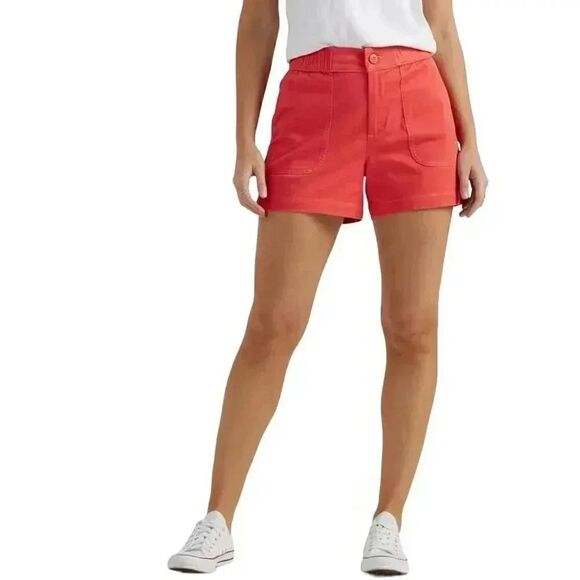 Universal Thread Women's Watermelon Cotton Utility Shorts NEW - Picture 1 of 10